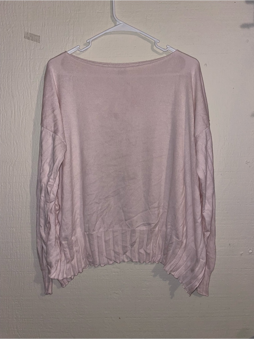 Runs Boat Neck Sweater by PLANET by Lauren G in the shade Blush